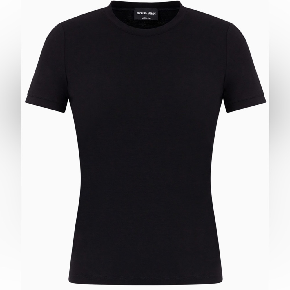 Giorgio Armani Black Short Sleeve Tee